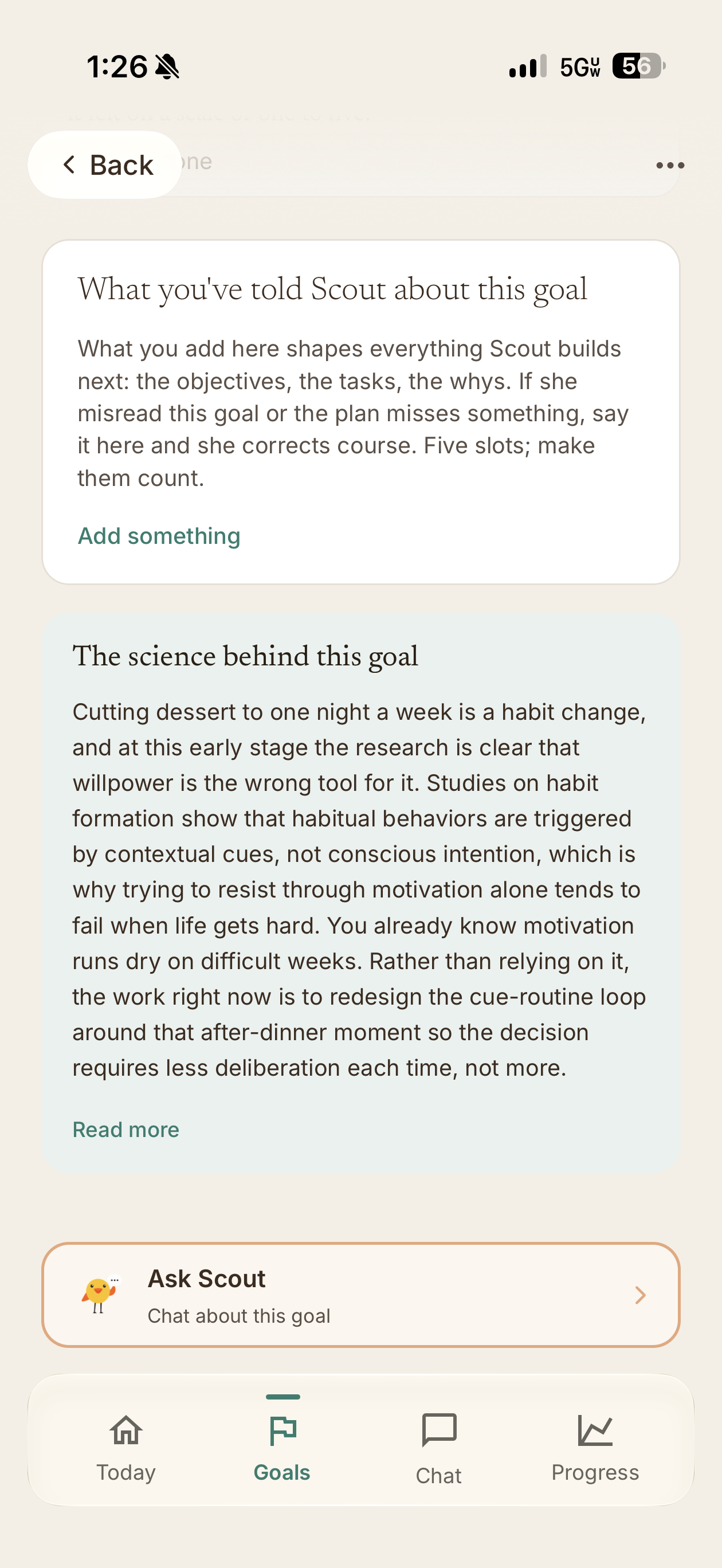 Research and science behind the goal